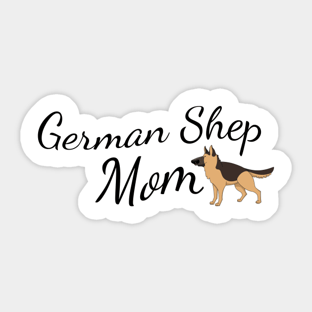 German Shep Mom Sticker by tribbledesign